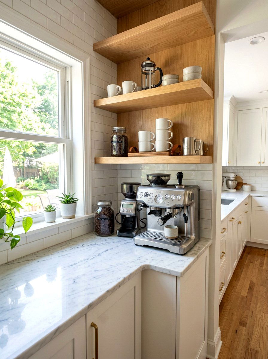 Reset Coffee Station - 30 spring kitchen reset ideas