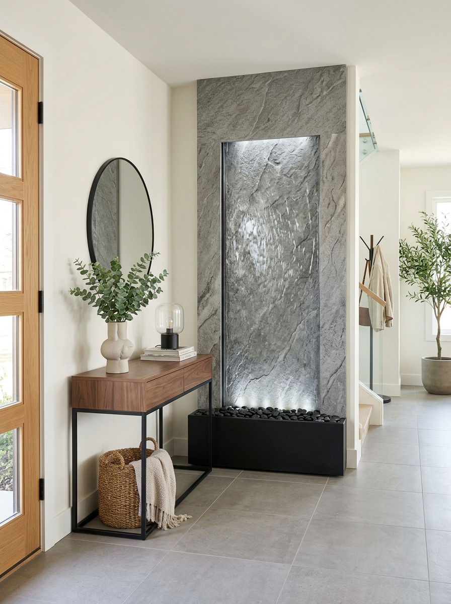 Resin wall water feature - 30 wall fountain ideas