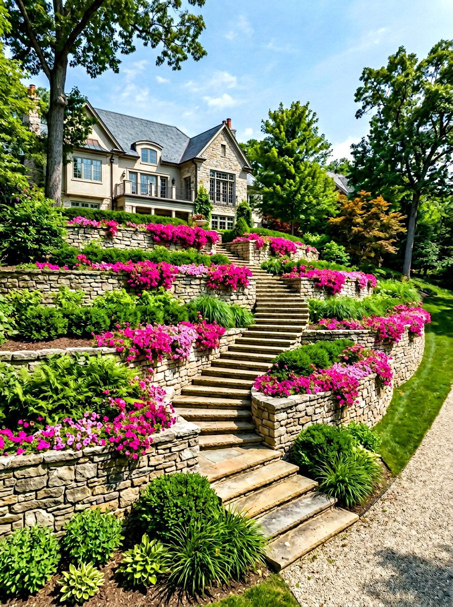 Retaining Wall Landscaping - 30 front yard ideas
