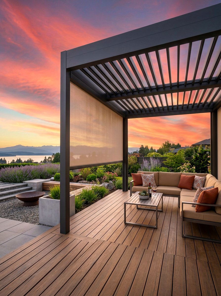Retractable Gazebo Screen - 30 gazebo curtain ideas
