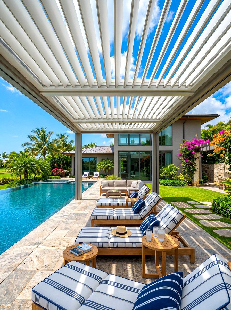 Retractable Roof Pavilion - 30 attached pavilion ideas