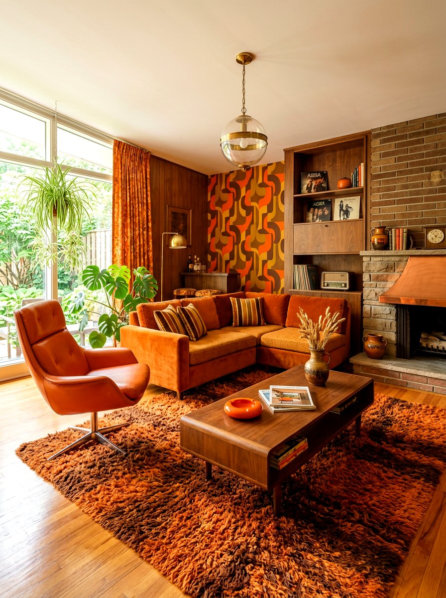 Retro 70s living room - 30 modern eclectic living room ideas