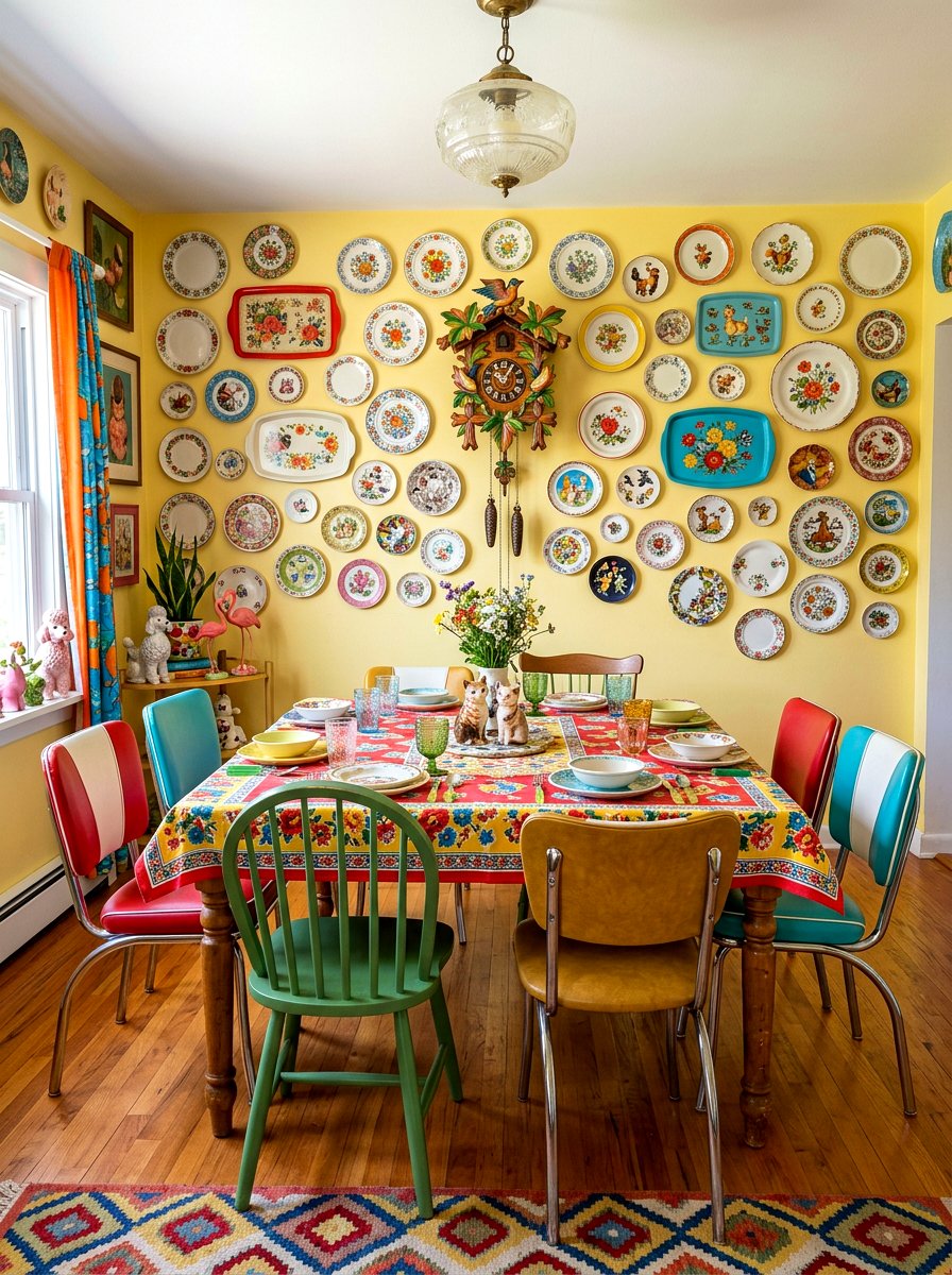 Retro Kitsch Dining Room - 30 retro dining room ideas