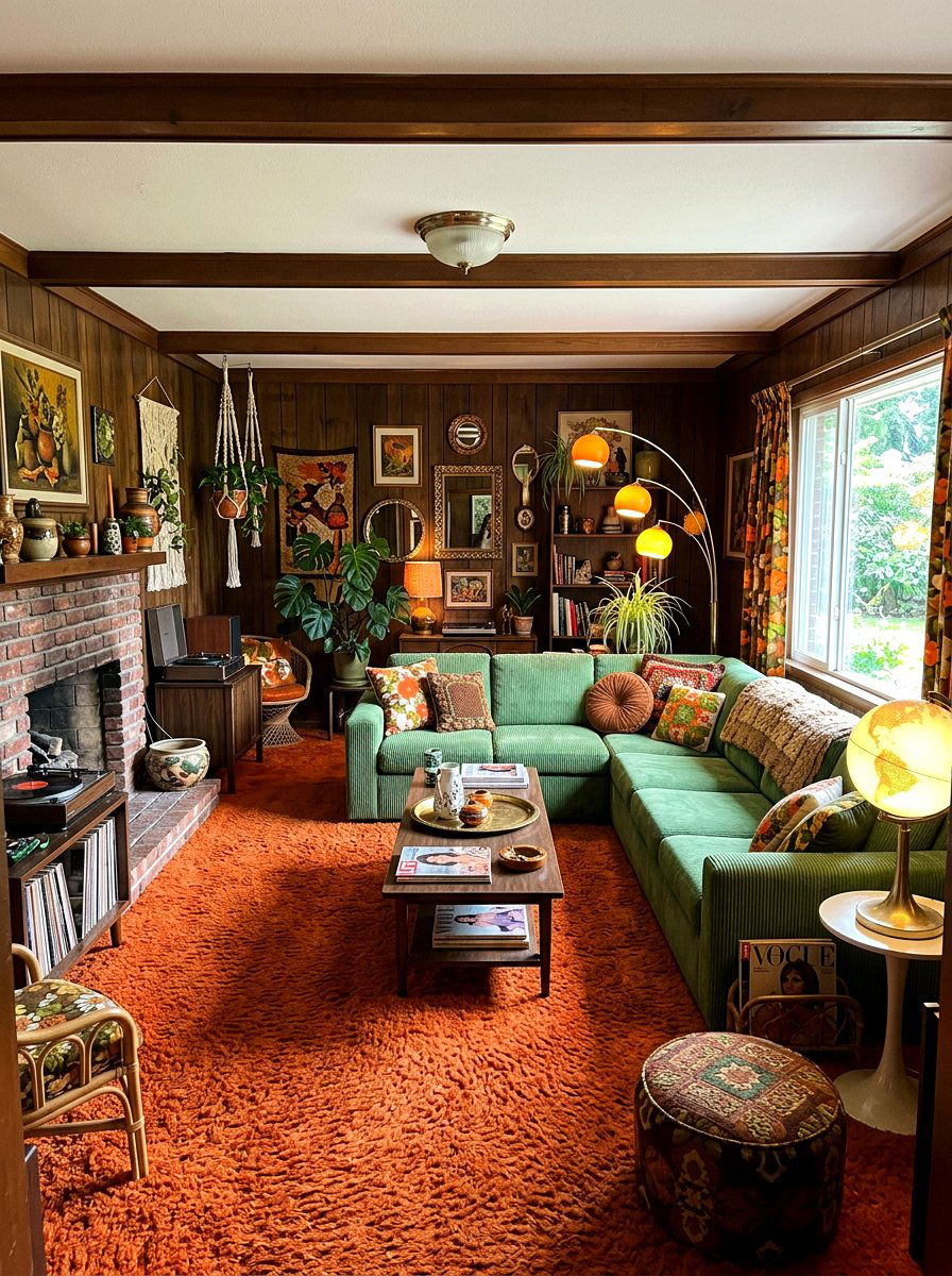 Retro Maximalist Living Room - 30 maximalist living room ideas