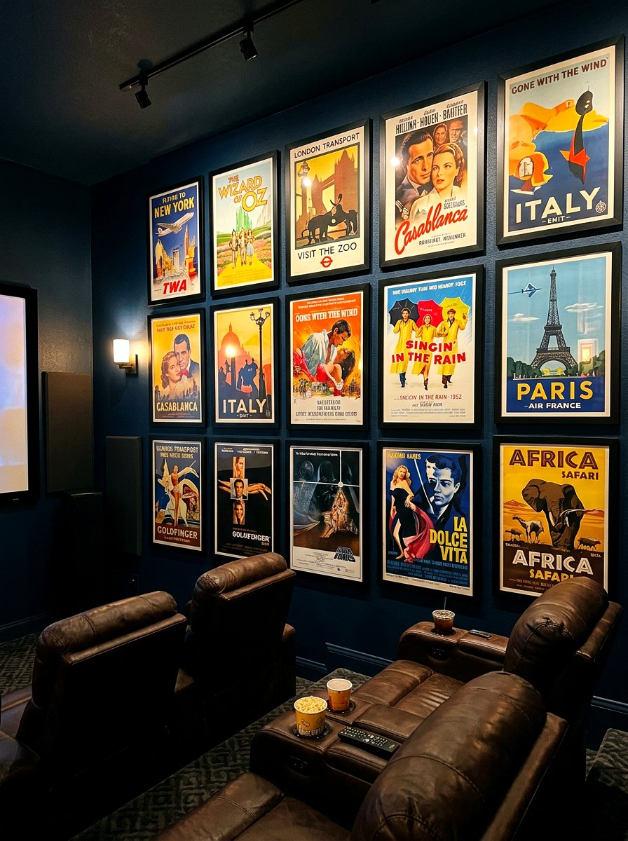 Retro Poster Collection - 30 maximalist art wall ideas