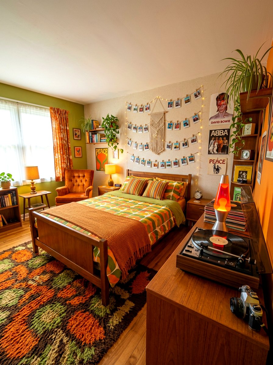 Retro Vintage Bedroom - 30 teen bedroom ideas