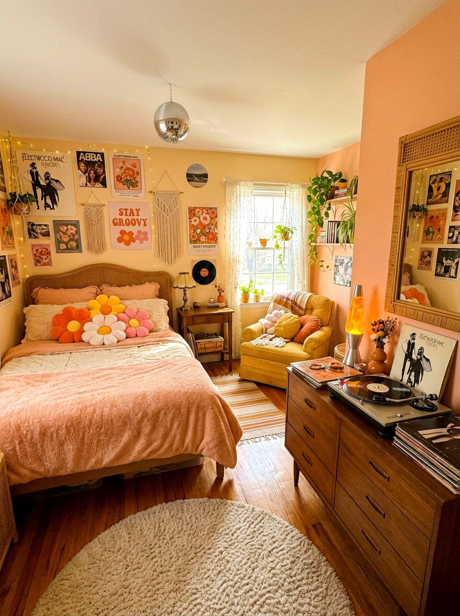 Retro soft girl room - 30 soft girl room ideas