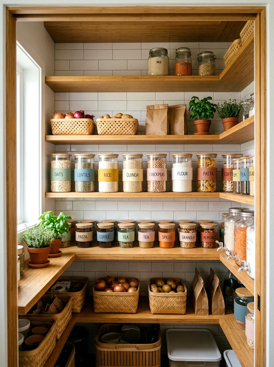 Reusable Silicone Jar Label - 30 label system pantry ideas
