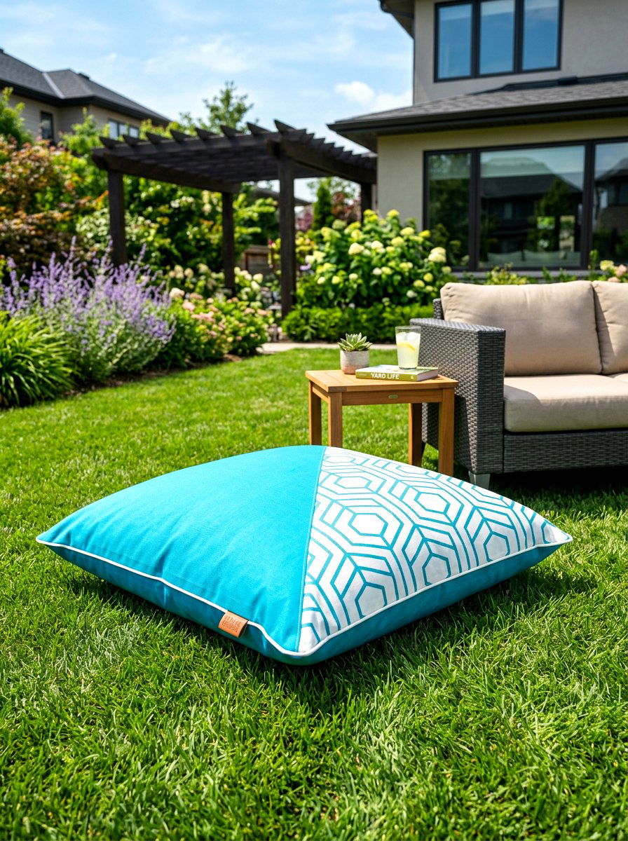Reversible Floor Pillow For Yard - 30 outdoor floor cushion ideas