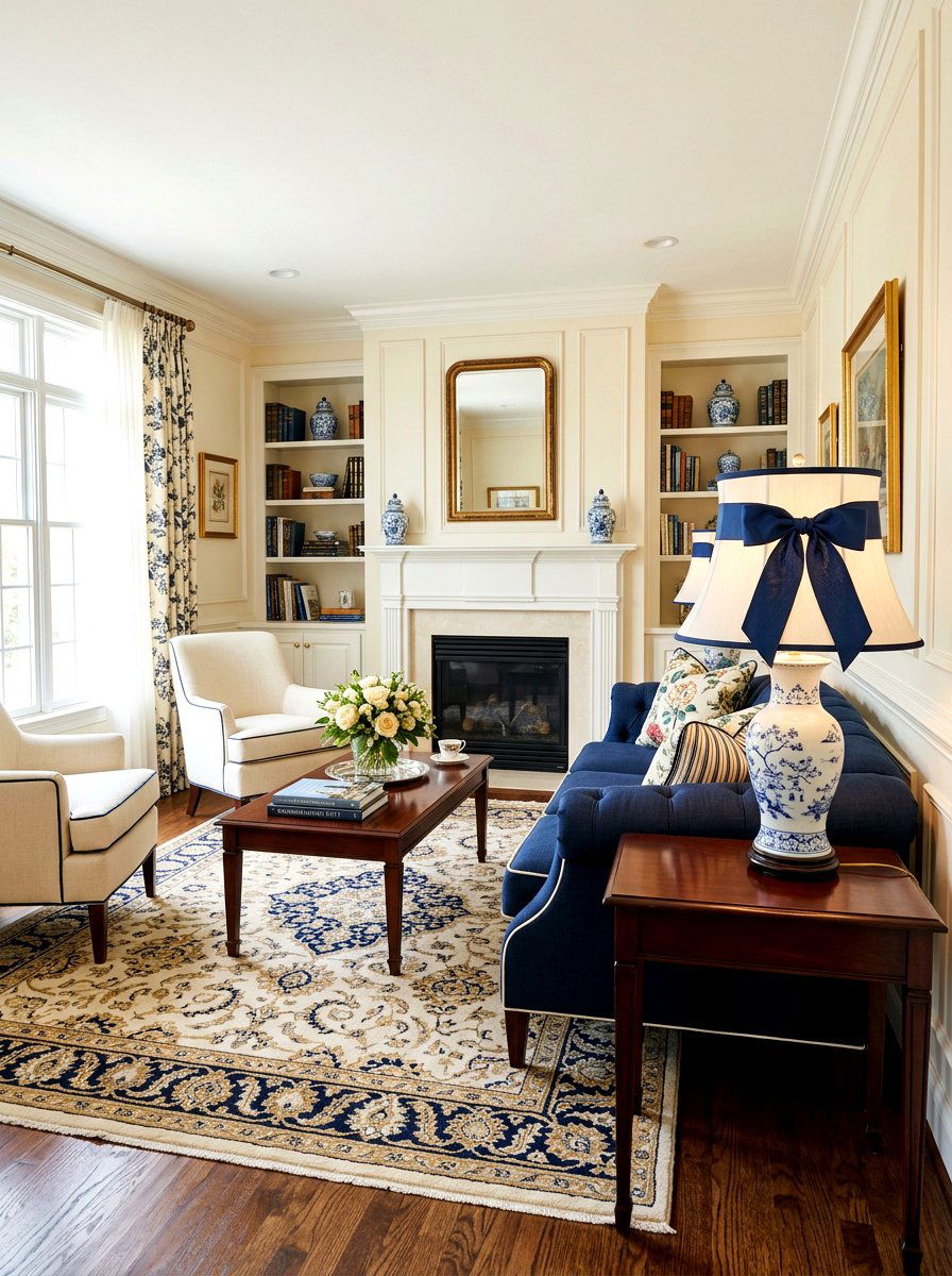 Ribbon Bow Lampshade - 30 frilly lampshade ideas
