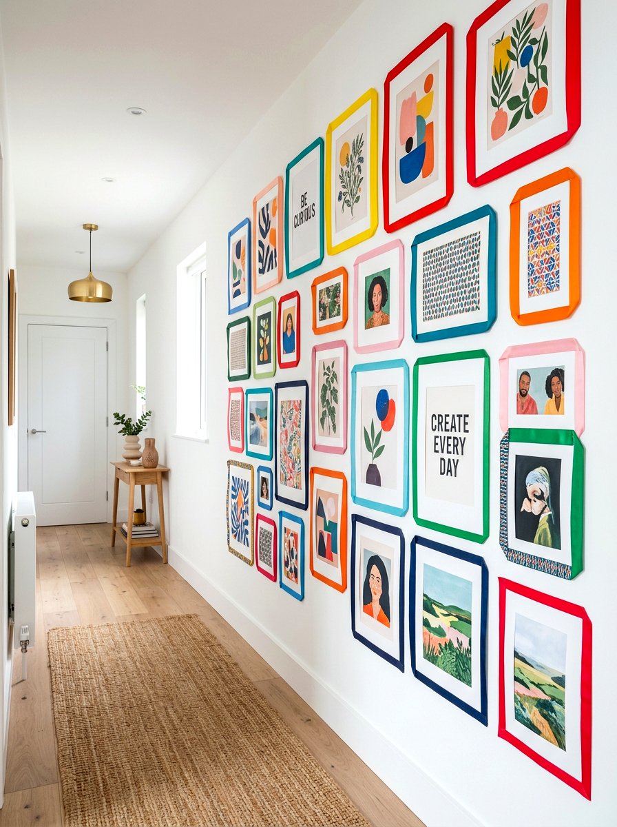Ribbon framed art - 30 ribbon decor ideas