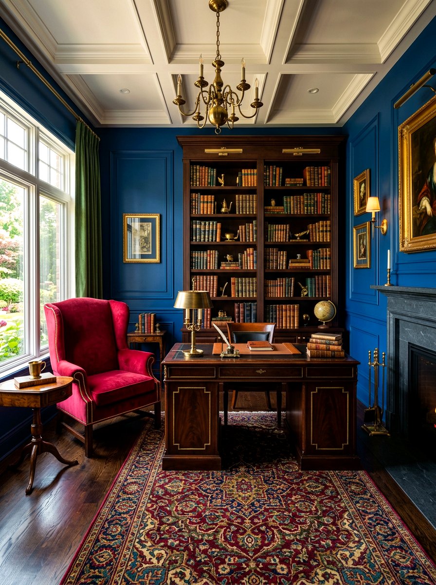 Rich Jewel Tones - 30 editorial apartment decor ideas