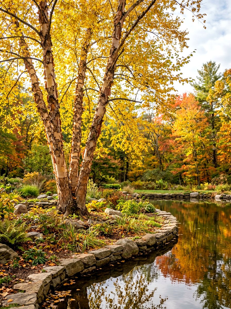 River Birch Tree - 30 backyard shade tree ideas