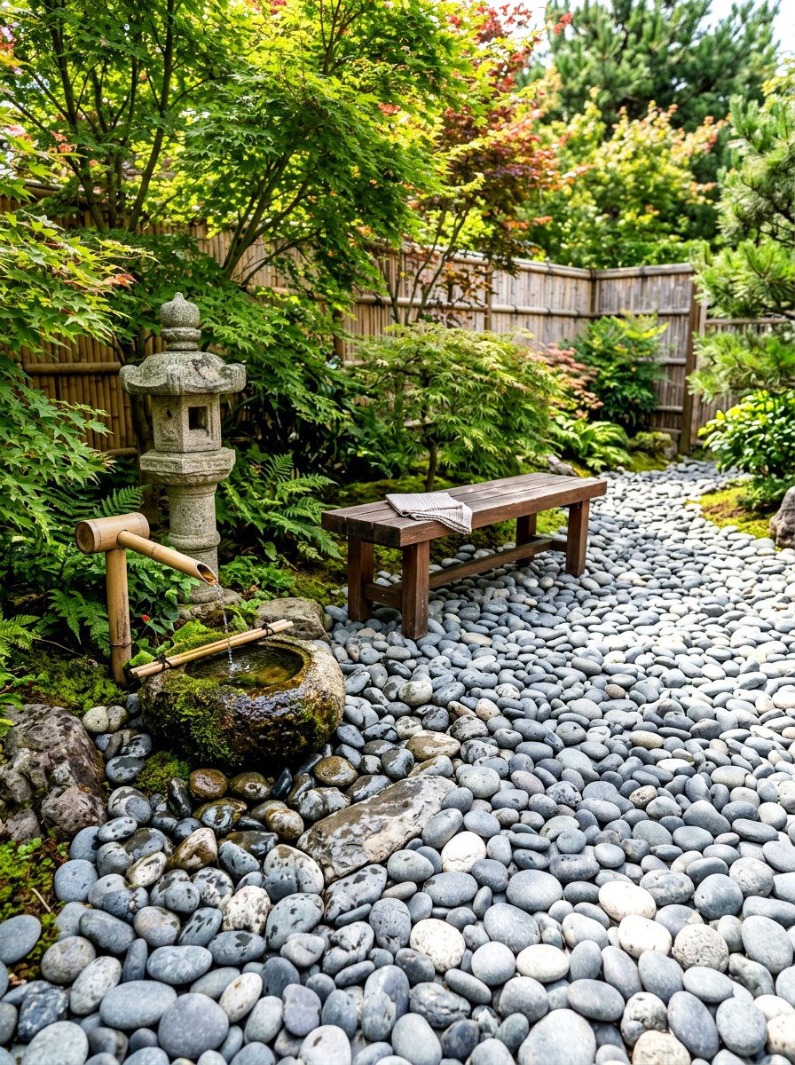 River Rock - 30 patio flooring ideas