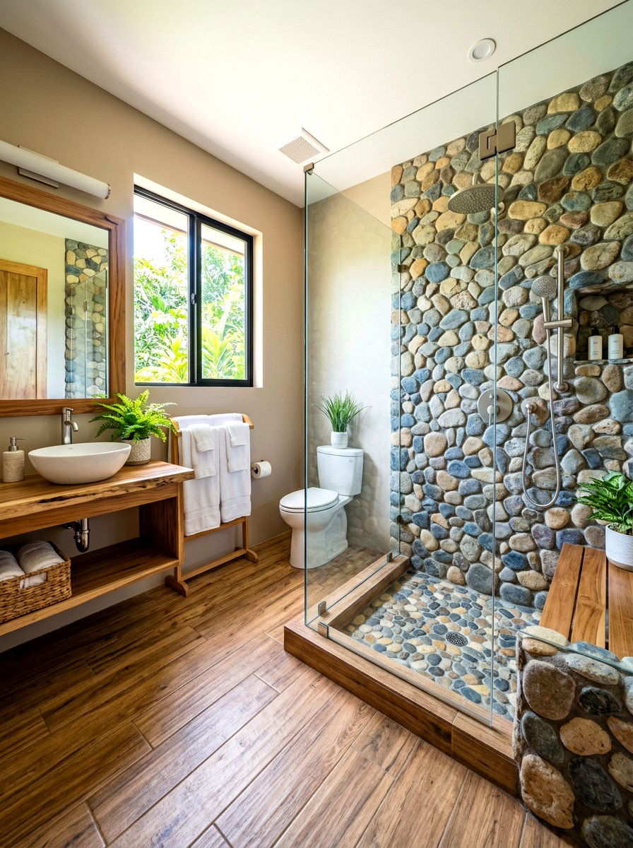 30 Rustic Bathroom Ideas for Warm Charm and Spa-Like Comfort