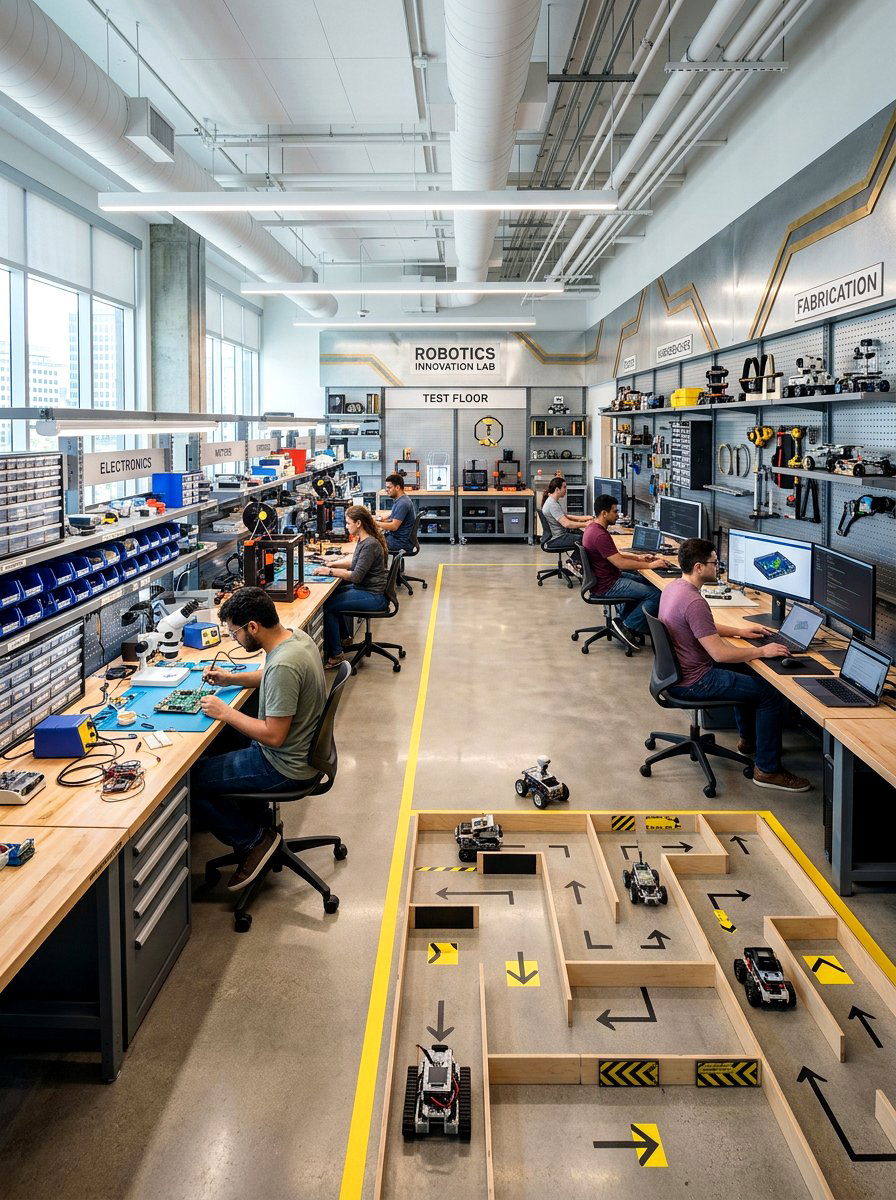 Robotics maker space - 30 maker space ideas