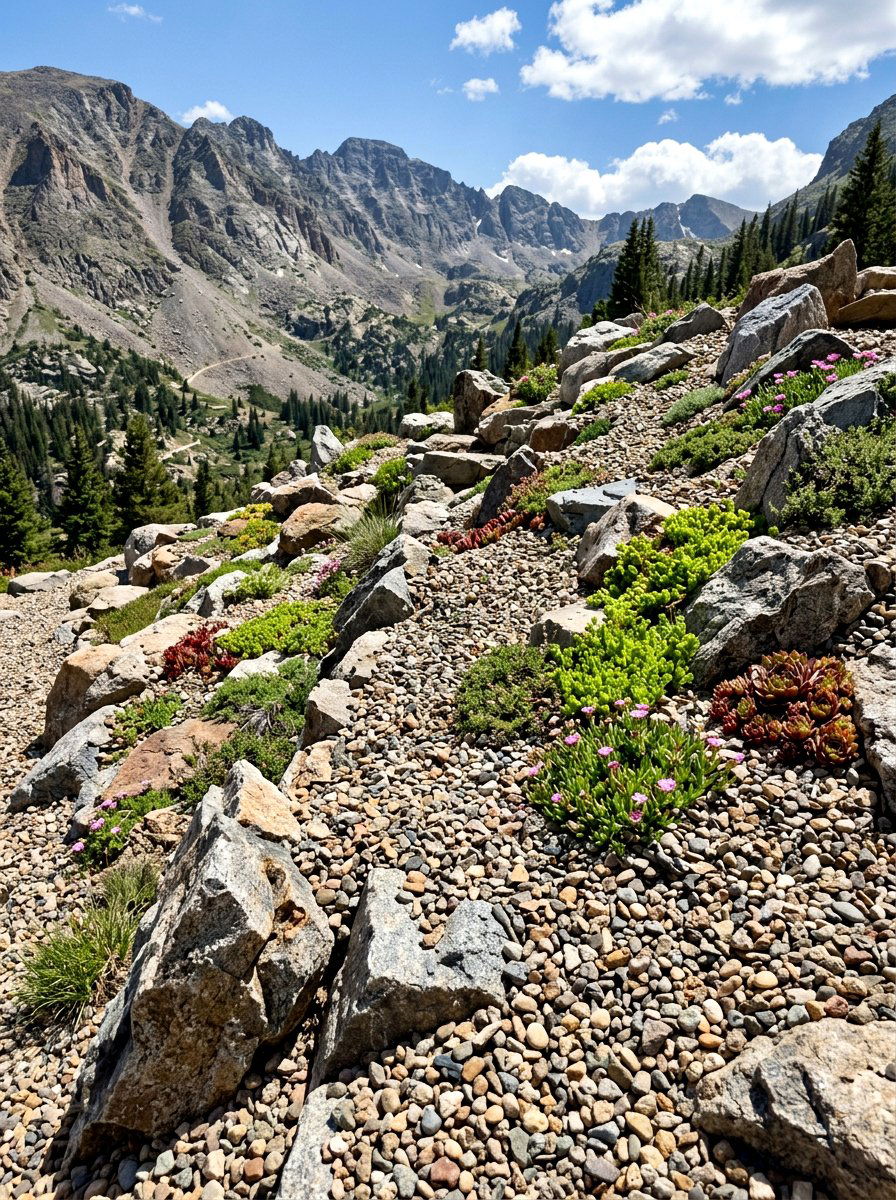 Rock And Gravel Slope - 30 gravel garden ideas