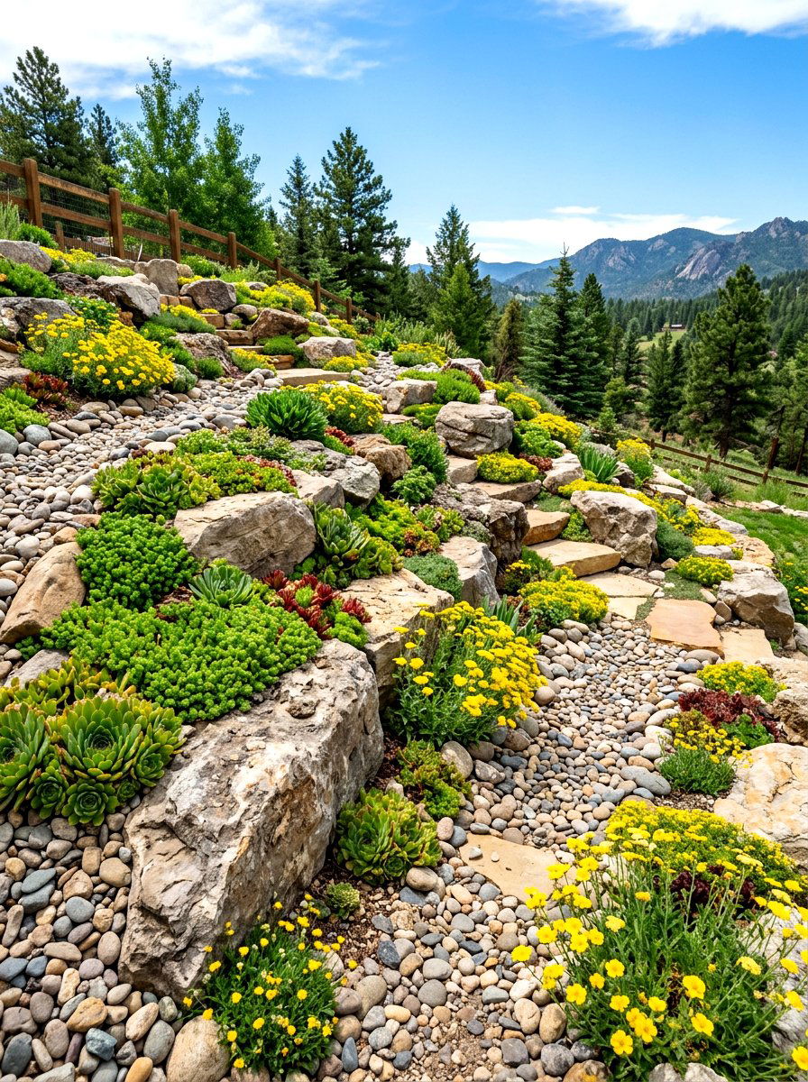 Rock Garden - 30 backyard landscaping ideas