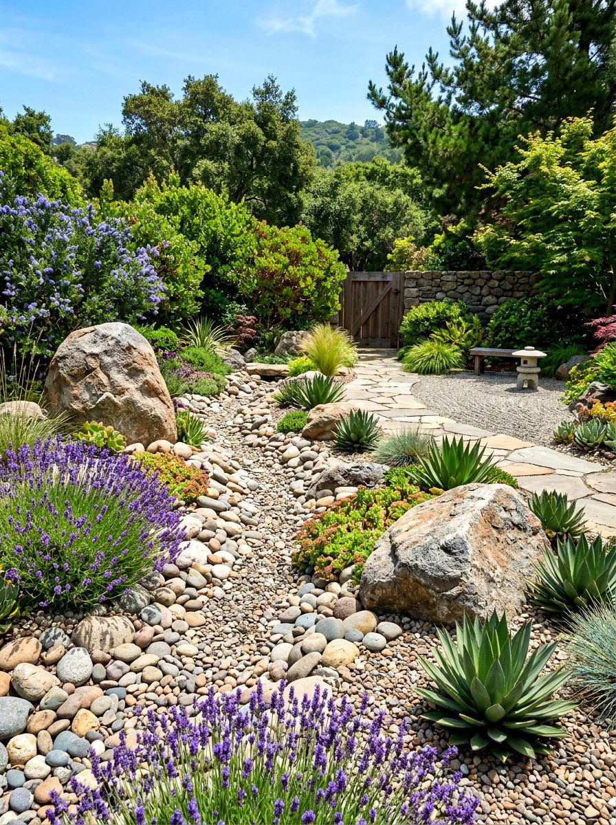 Rock Garden - 30 sunny backyard ideas