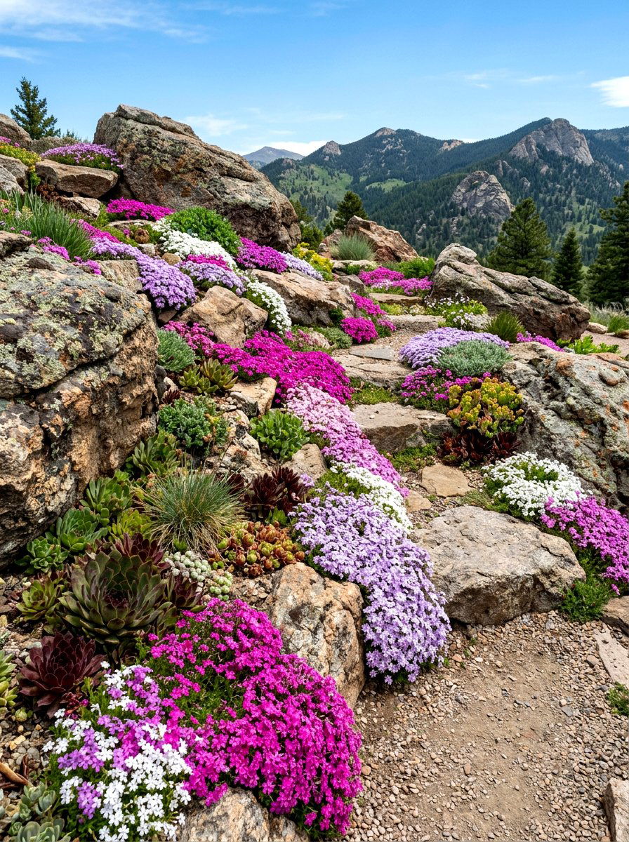 Rock Garden - 30 flower garden ideas