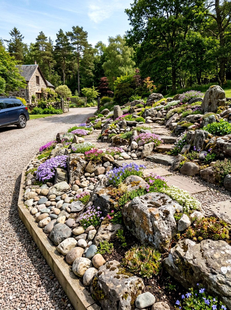 Rock Garden Feature - 30 front garden ideas