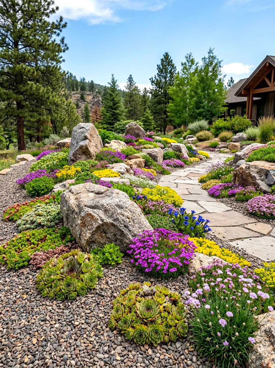 Rock Garden Landscape - 30 summer garden ideas