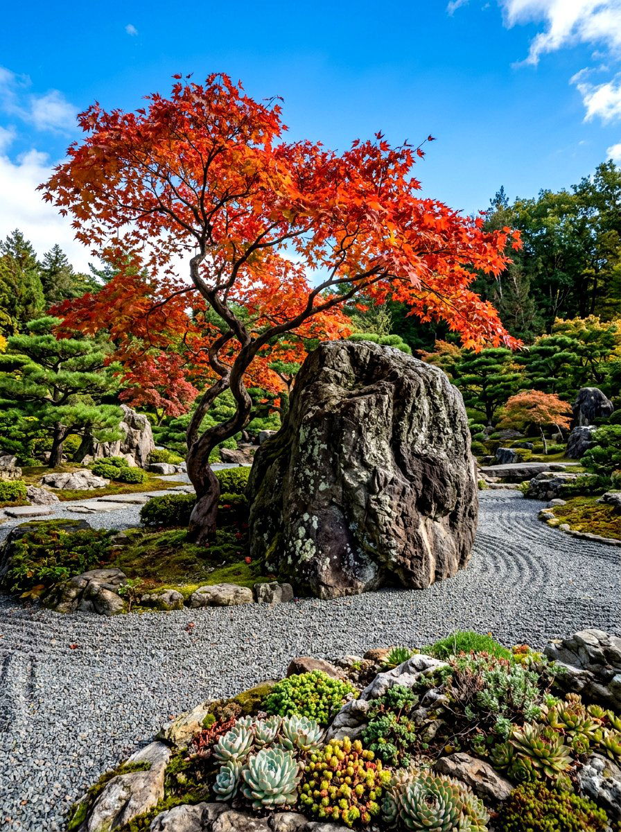 Rock Garden Specimen Maple - 30 Japanese maple garden ideas