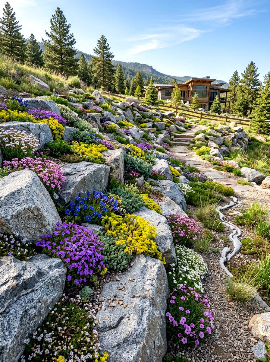 Rock Garden Wildflowers - 30 wildflower garden ideas