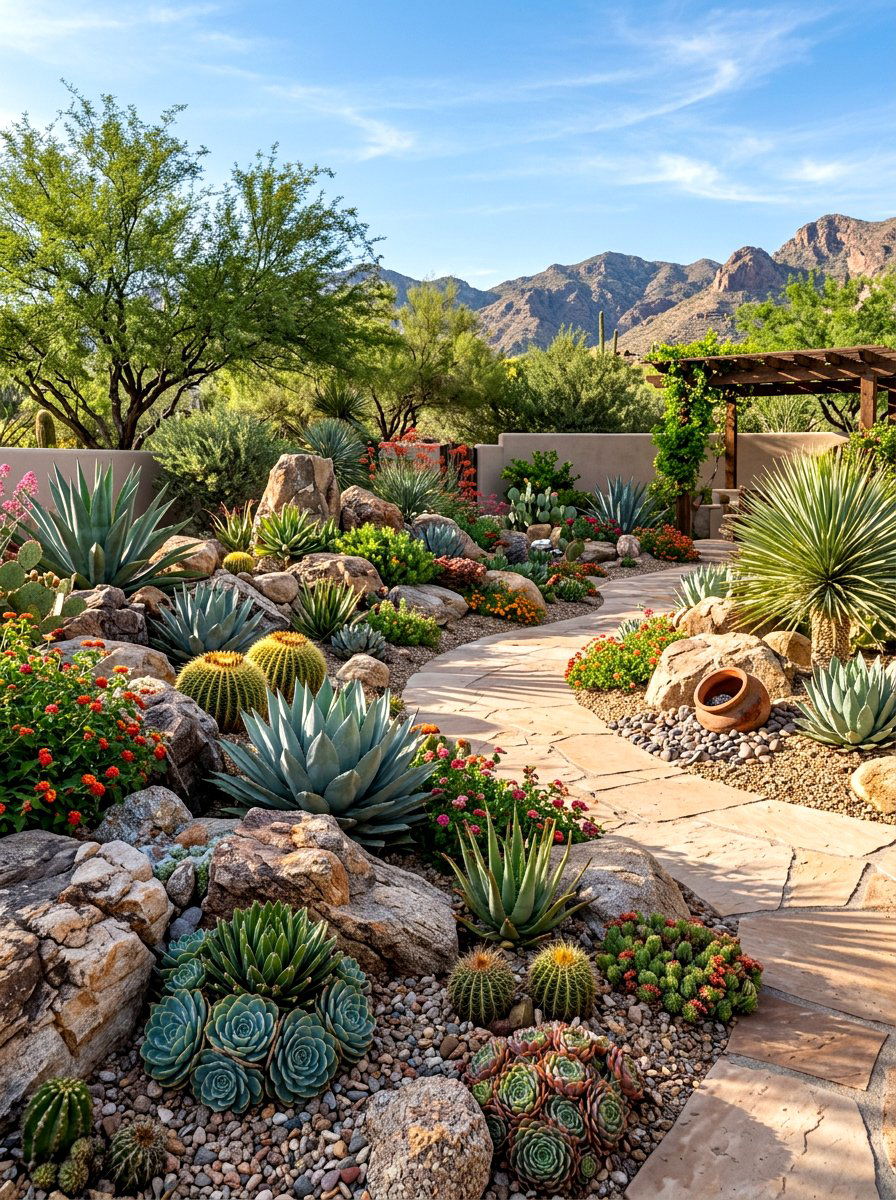 Rock Gardens - 30 erosion control landscaping ideas