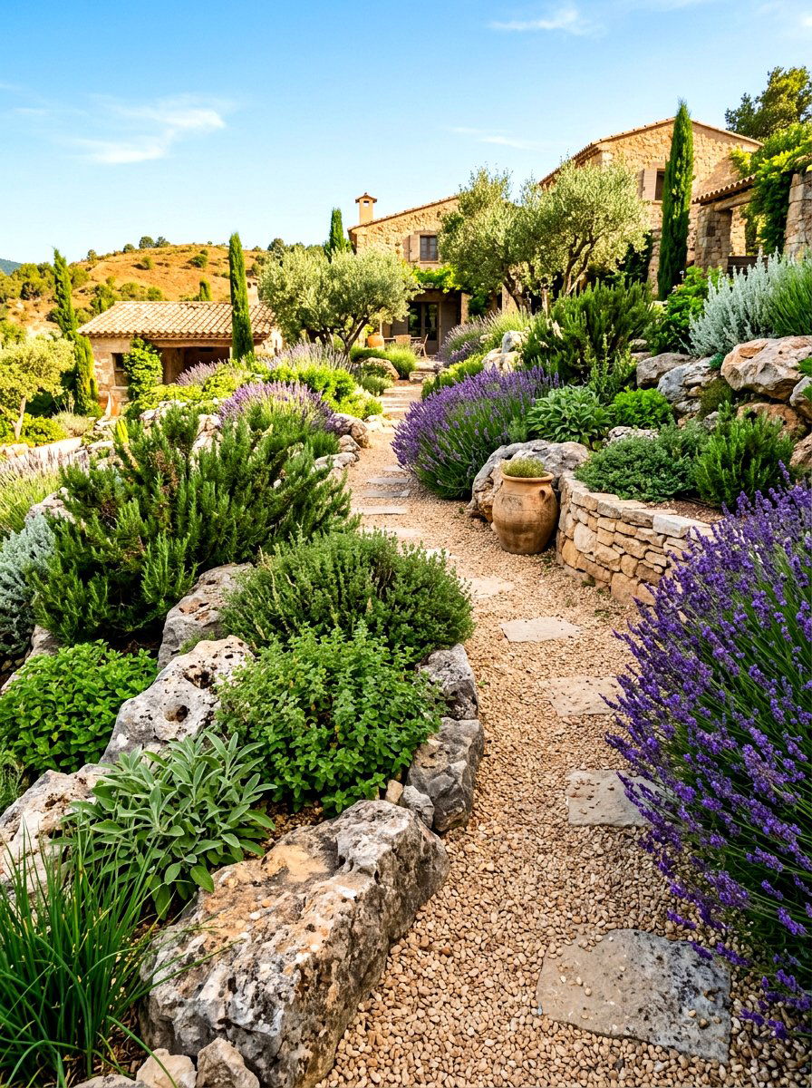 Rock Herb Garden - 30 herb garden layout ideas