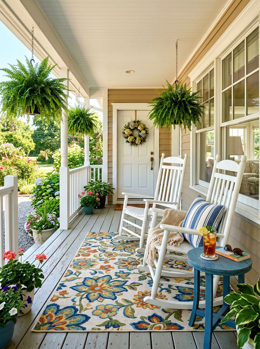 Rocking Chair Porch - 30 summer front porch ideas