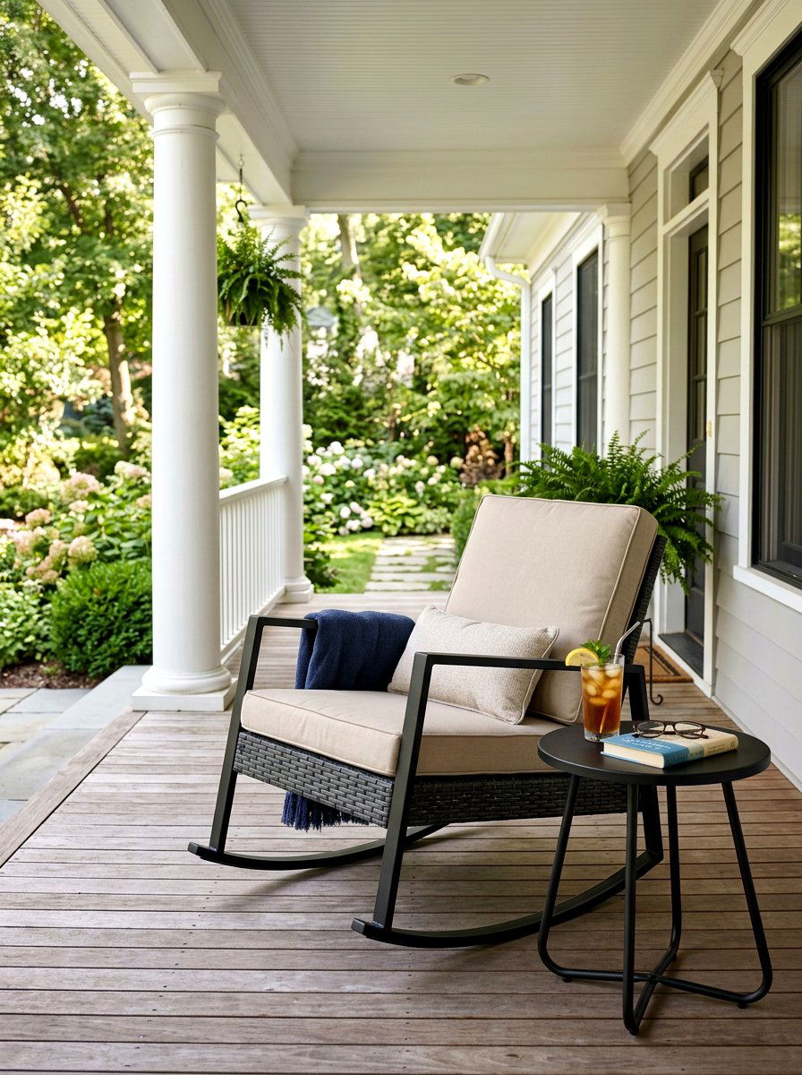 Rocking Patio Lounge Chair - 30 outdoor lounge chair ideas