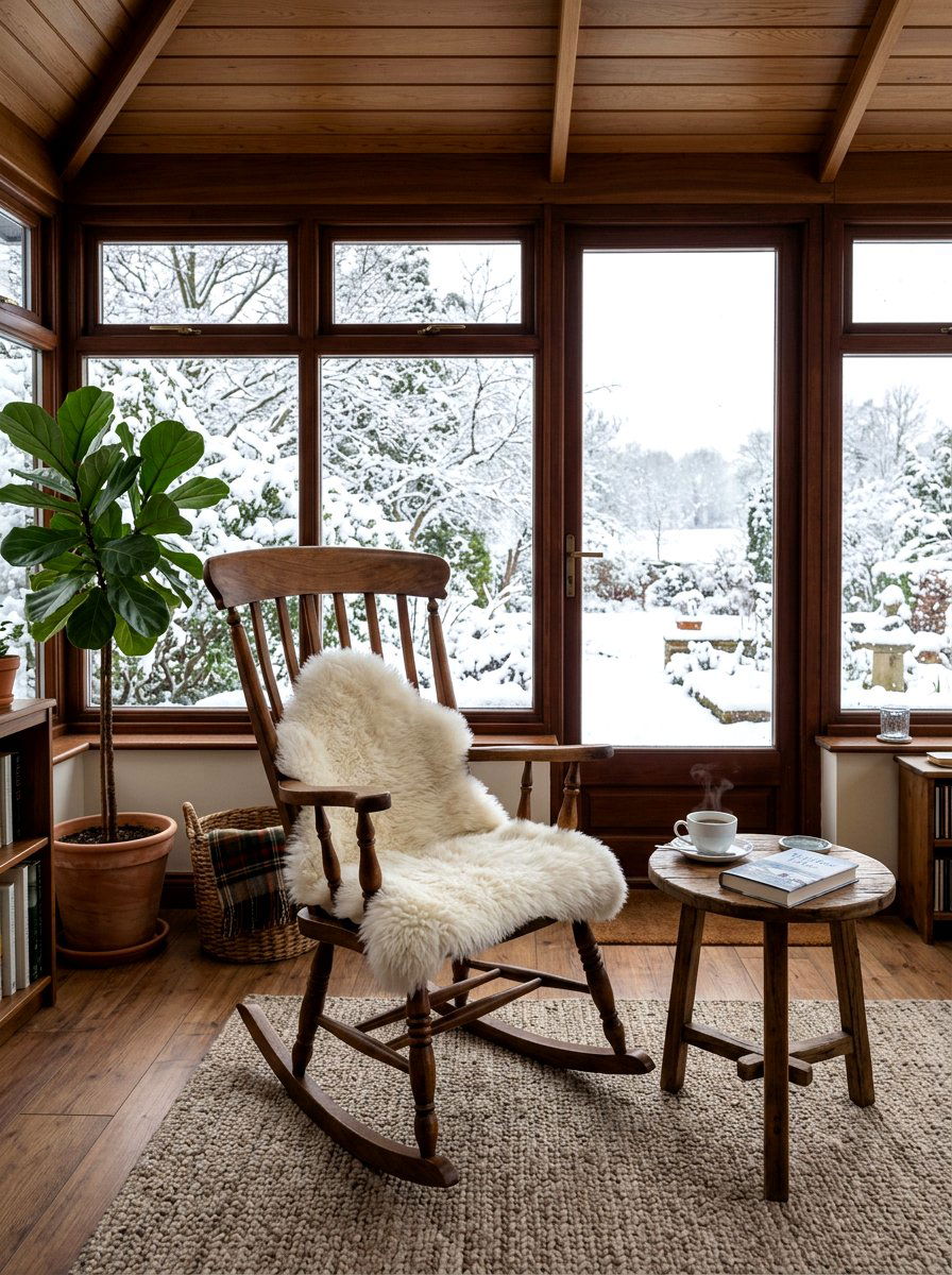 Rocking sunroom chair - 30 sunroom furniture ideas