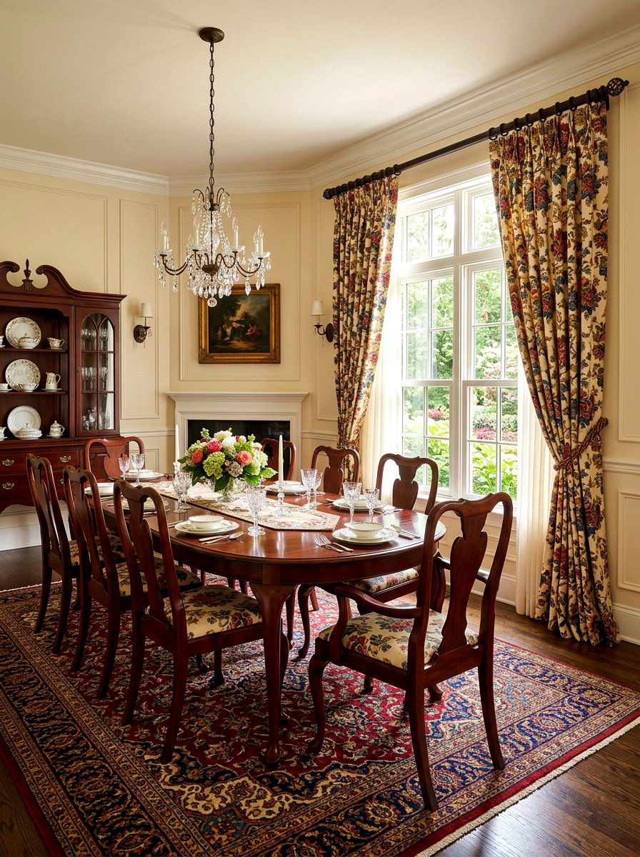 Rod Pocket Dining Room Curtains - 30 dining room draped curtains ideas