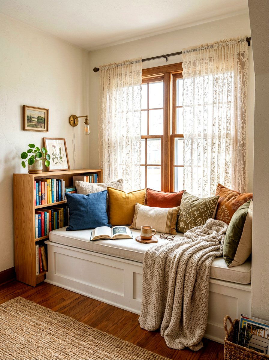 Rod Pocket Lace Curtain - 30 lace curtain ideas