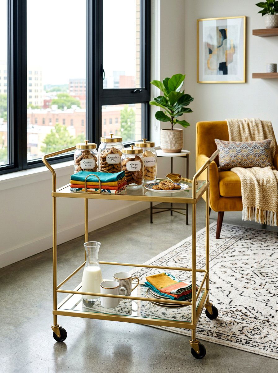 Rolling Cookie Cart - 30 cookie station ideas