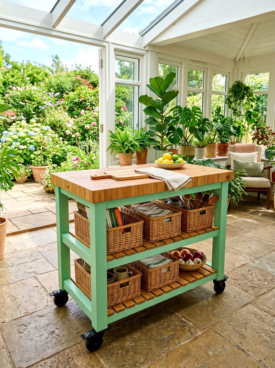Rolling Kitchen Island Cart - 30 small island kitchen ideas