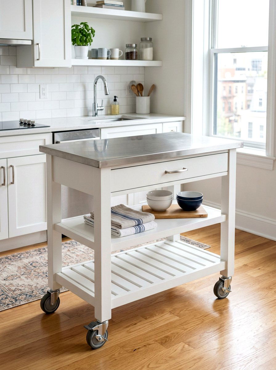 Rolling Kitchen Island - 30 kitchen island ideas