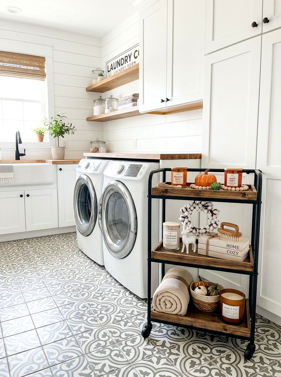 Rolling Storage Carts - 30 seasonal decor storage ideas