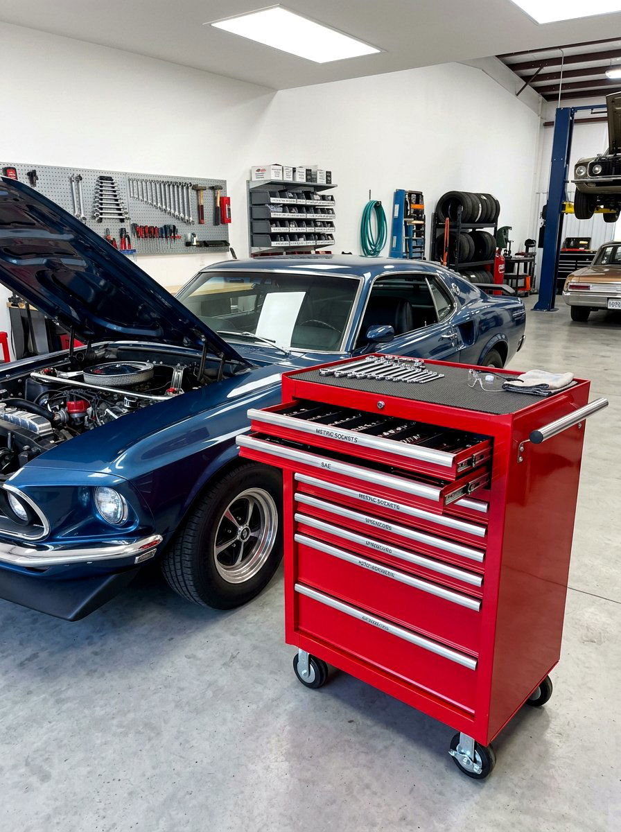 Rolling Tool Chest - 30 garage workshop ideas
