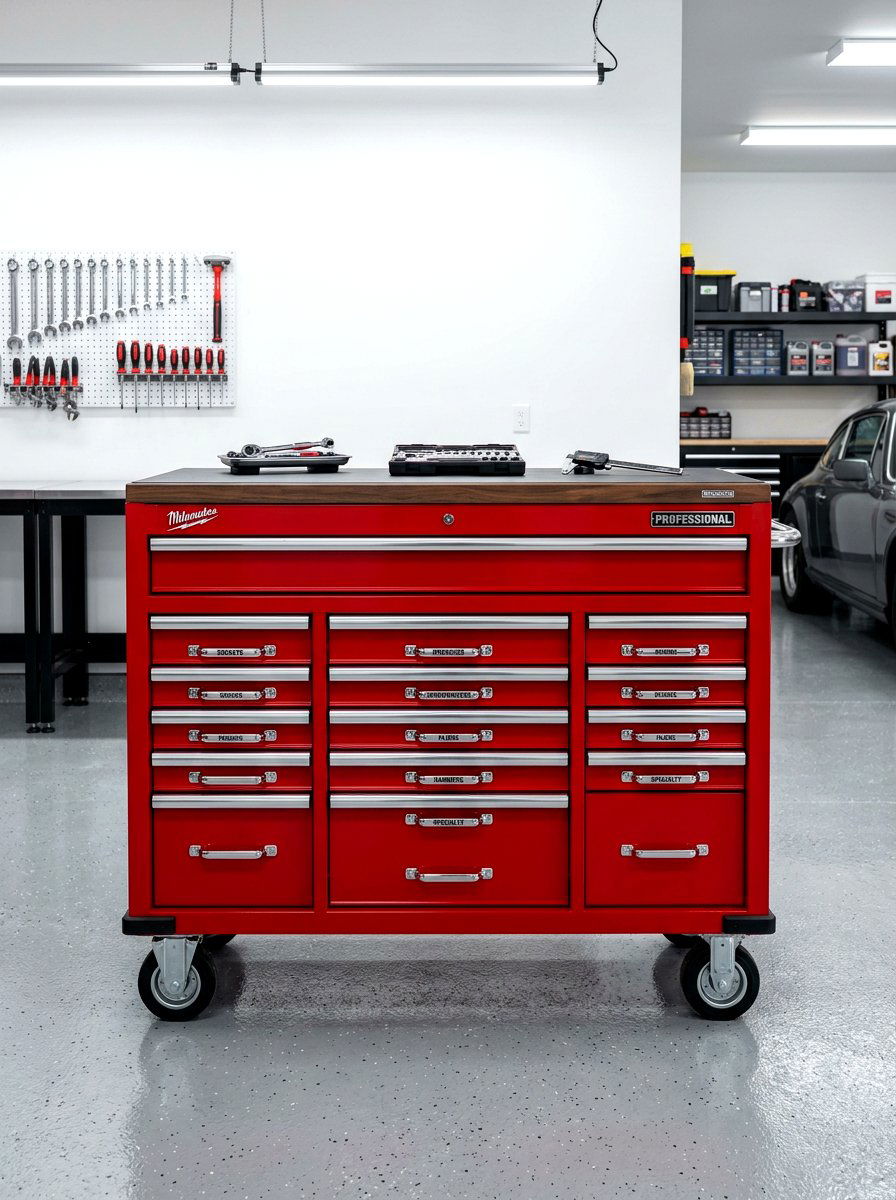 Rolling Tool Chest - 30 garage tool storage ideas