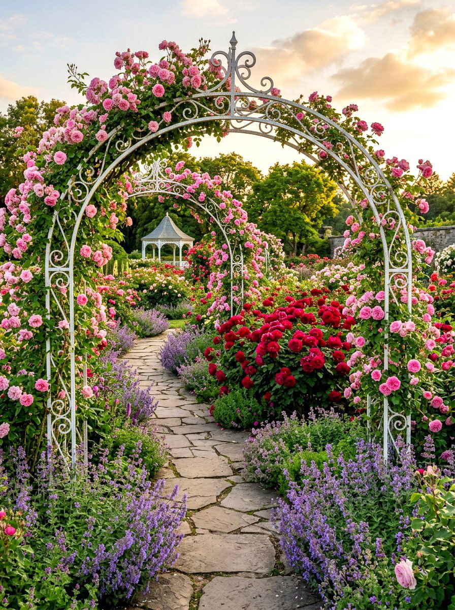 Romantic Rose Garden - 30 Victorian garden ideas