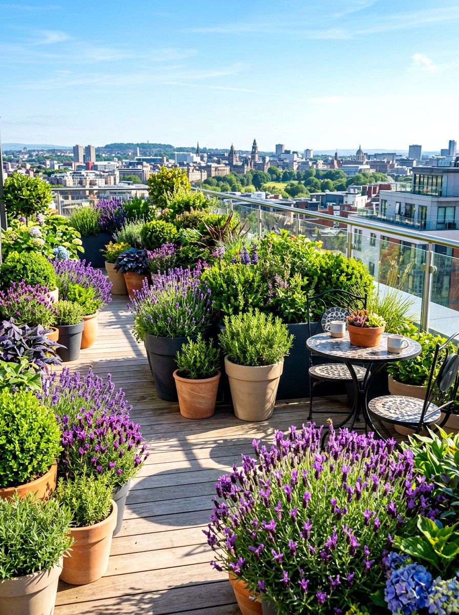 Rooftop Container Garden - 30 rooftop garden ideas