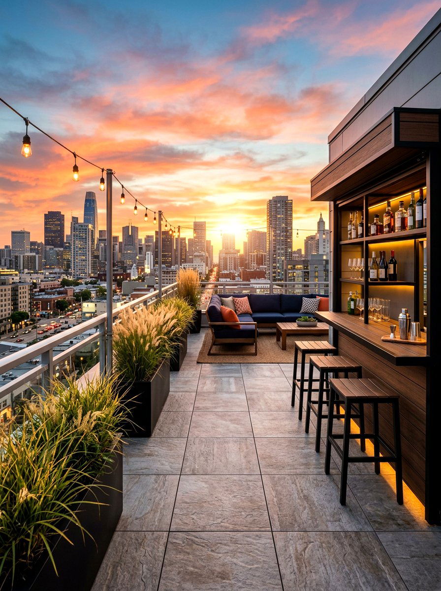Rooftop Deck - 30 modern deck ideas