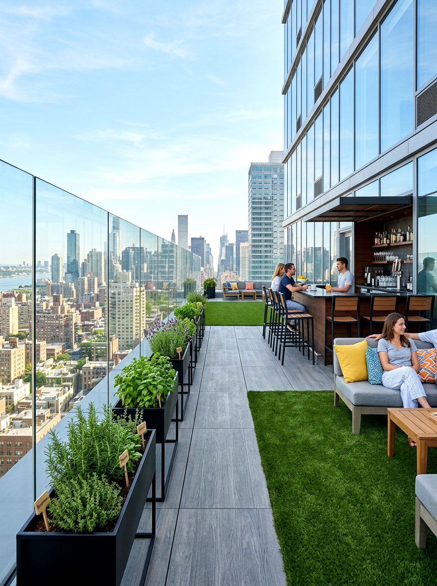 Rooftop Deck - 30 backyard deck ideas