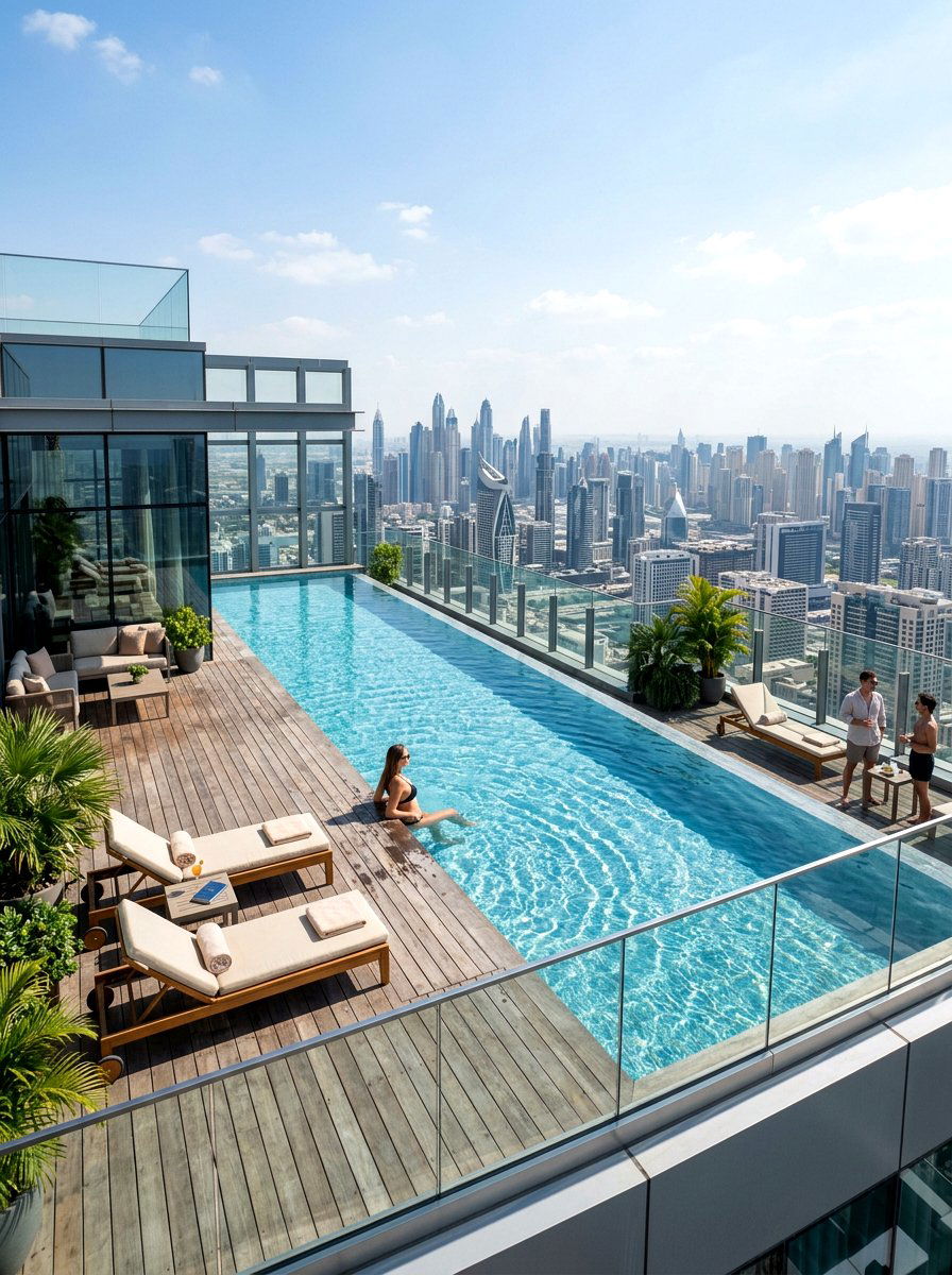 Rooftop Infinity Pool - 30 luxury pool ideas