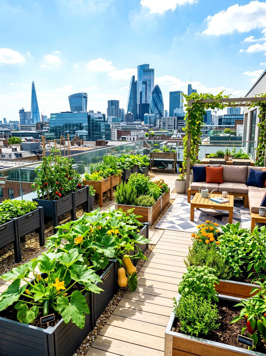 Rooftop Kitchen Garden - 30 kitchen garden ideas