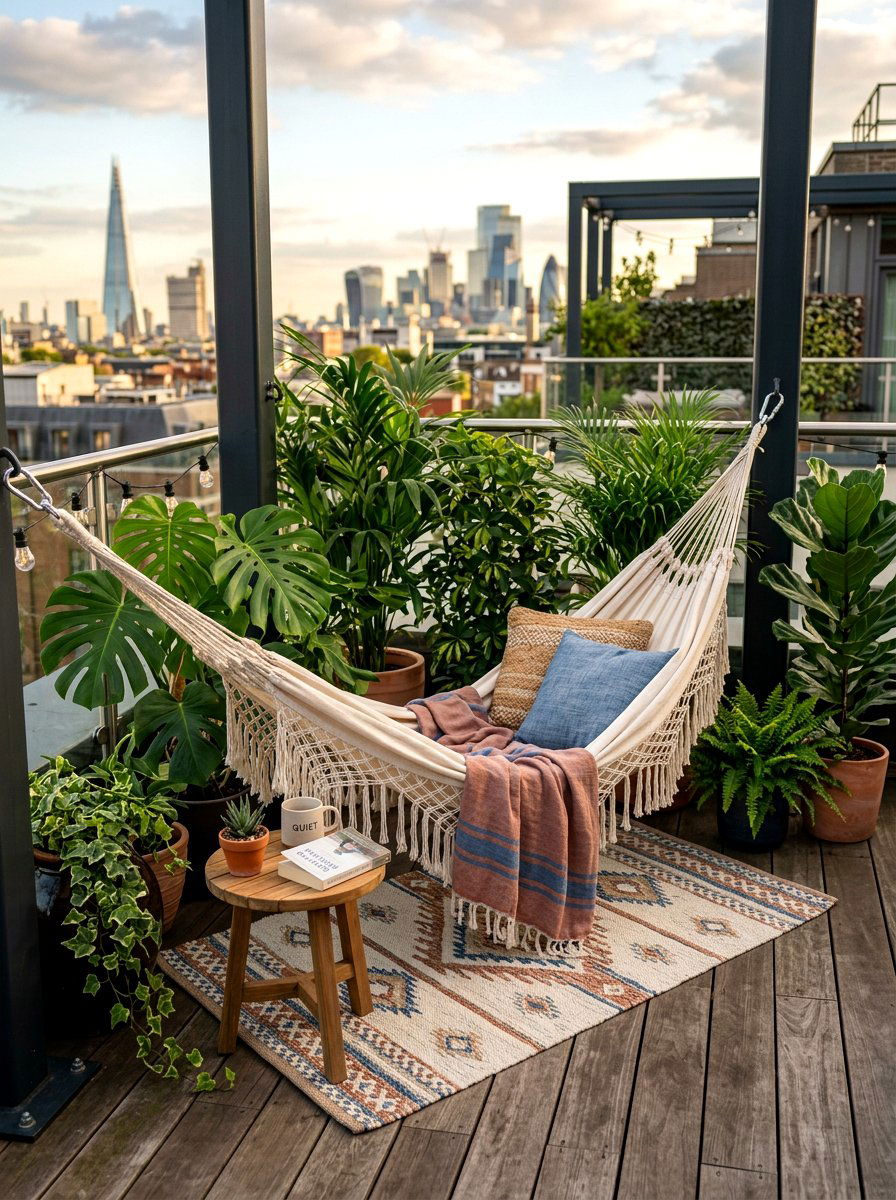 Rooftop Relaxation Corner - 30 rooftop patio ideas