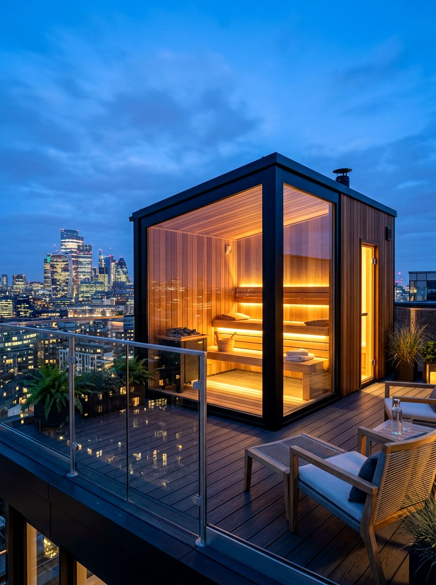 Rooftop Sauna Shed - 30 sauna shed ideas