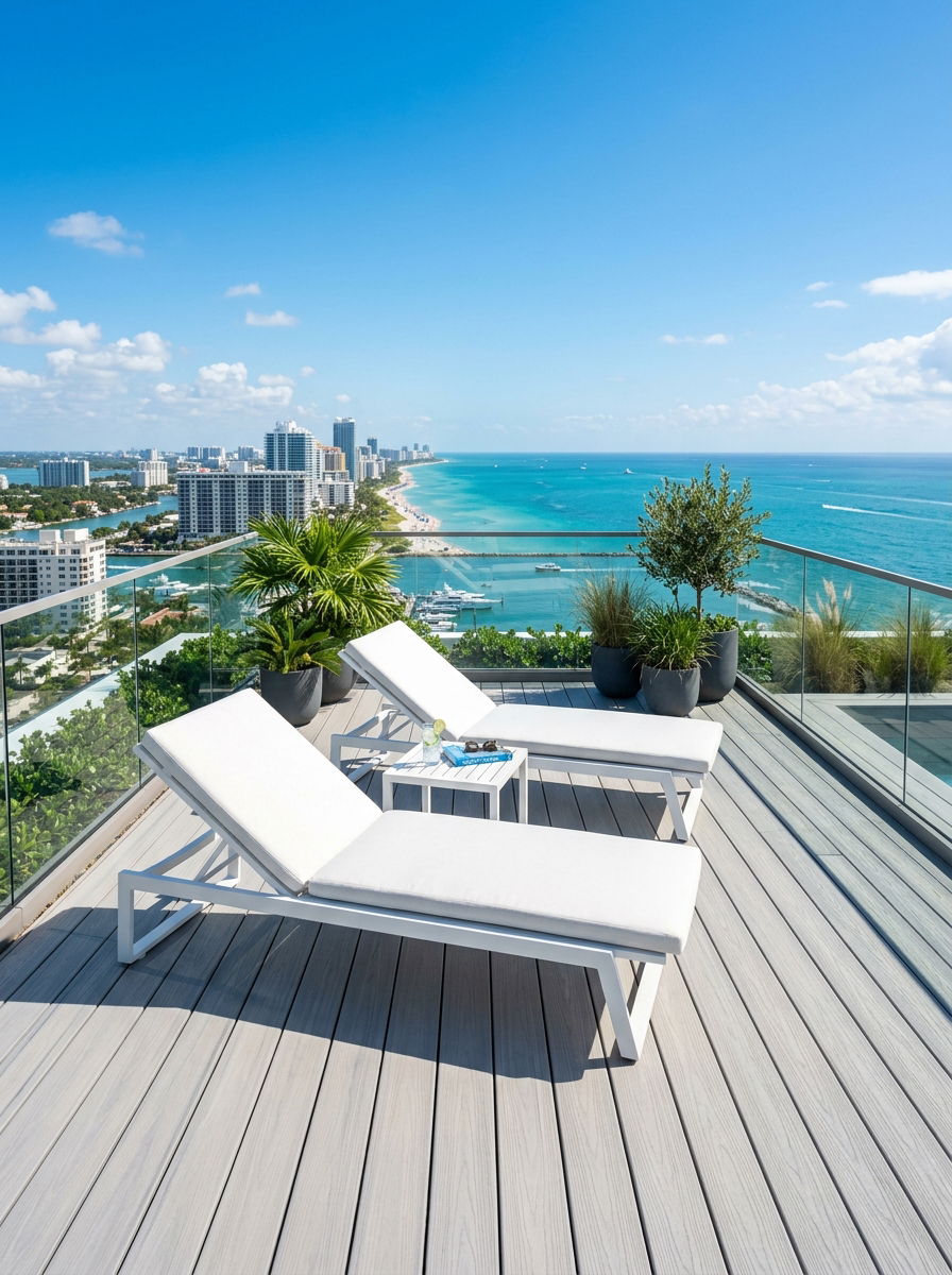 Rooftop Sunbathing Area - 30 rooftop deck ideas
